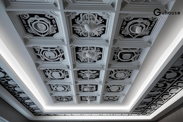 4 lỗi thiết kế trần nhà khiến không gian bị "tụt mood" và cách xử lý đúng cách 1 Lỗi thiết kế trần nhà quá rối